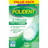 Polident 3 Minute Daily Cleanser For Dentures And Partials 66pack