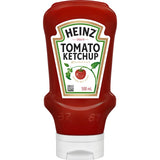 Heinz Tomato Ketchup in a squeezy bottle, perfect for enhancing fries, burgers, and more with its sweet and tangy flavor.