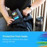 Ultra-thin U By Kotex Sport Pads with wings, designed for comfort and secure protection during active workouts.