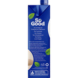 So Good Soy Milk Barista, a creamy, vegan-friendly soy milk perfect for lattes and cappuccinos with excellent foaming ability.