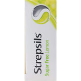 Sugar-free lemon-flavored lozenges for fast relief from sore throats and mouth infections, featuring antibacterial agents.