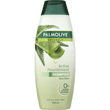 Palmolive Naturals Shampoo with Aloe Vera, designed for normal hair, nourishes and revitalizes for soft, shiny strands.