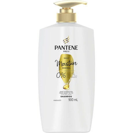 Pantene Pro-V Moisture Renewal Shampoo provides deep hydration for dry hair, promoting smoothness and shine without silicones.