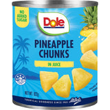 Dole Pineapple Chunks In Juice Can 822g