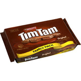 Arnotts Tim Tam Chocolate Biscuits: luxury chocolate treats with a creamy center and crunchy base, perfect for indulgence.