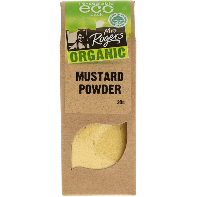 Organic mustard powder for zesty flavor in dressings and marinades, eco-friendly and versatile for culinary creations.