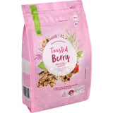 Woolworths Muesli Toasted Berry: Crunchy oats, dried fruits, and seeds in a nutritious, guilt-free breakfast blend.