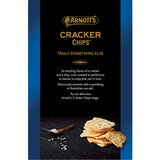 Crispy Arnott's Cracker Chips Sea Salt, perfect for sharing, dipping, or solo snacking, with a subtle sea salt seasoning.