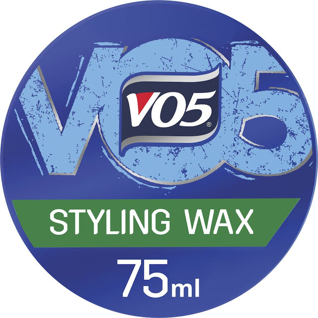 Vo5 Hair Wax Groomed Styling: flexible gel-wax for defined, long-lasting hairstyles with nourishing vitamin oils.