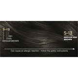 Napro Palette Hair Colour Medium Ash Brown 5.13, a nourishing shade with cool undertones for vibrant, healthy-looking hair.