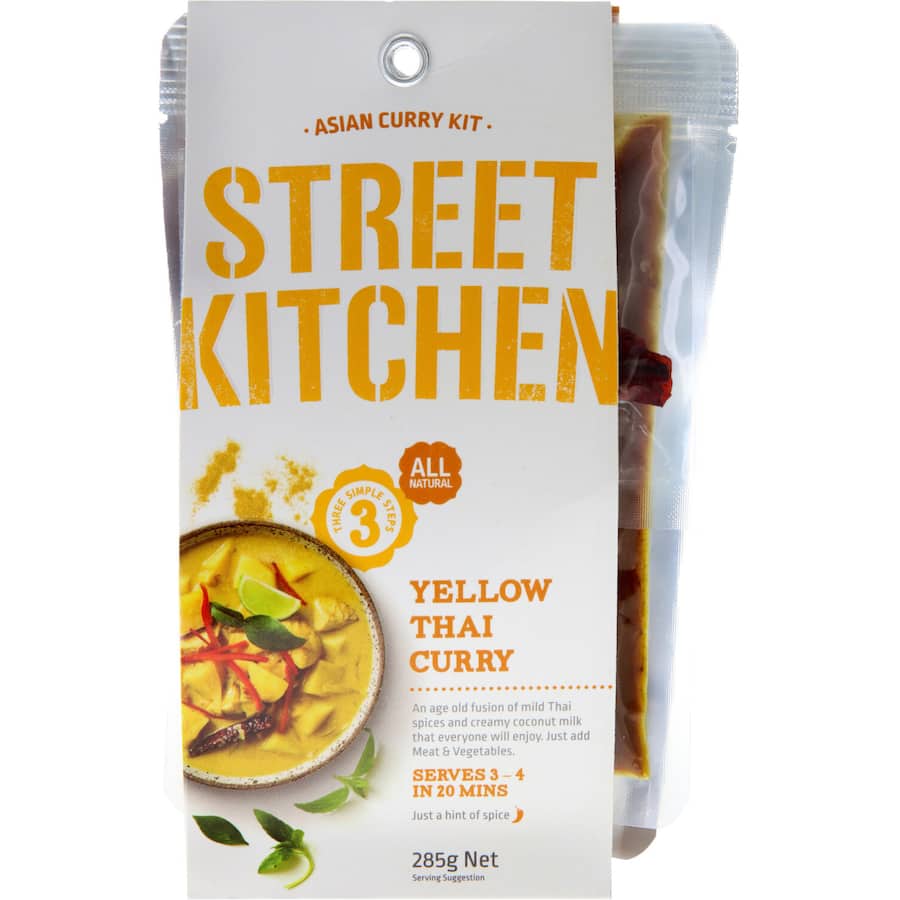 Street Kitchen Meal Kit Yellow Thai Curry Packet 285g