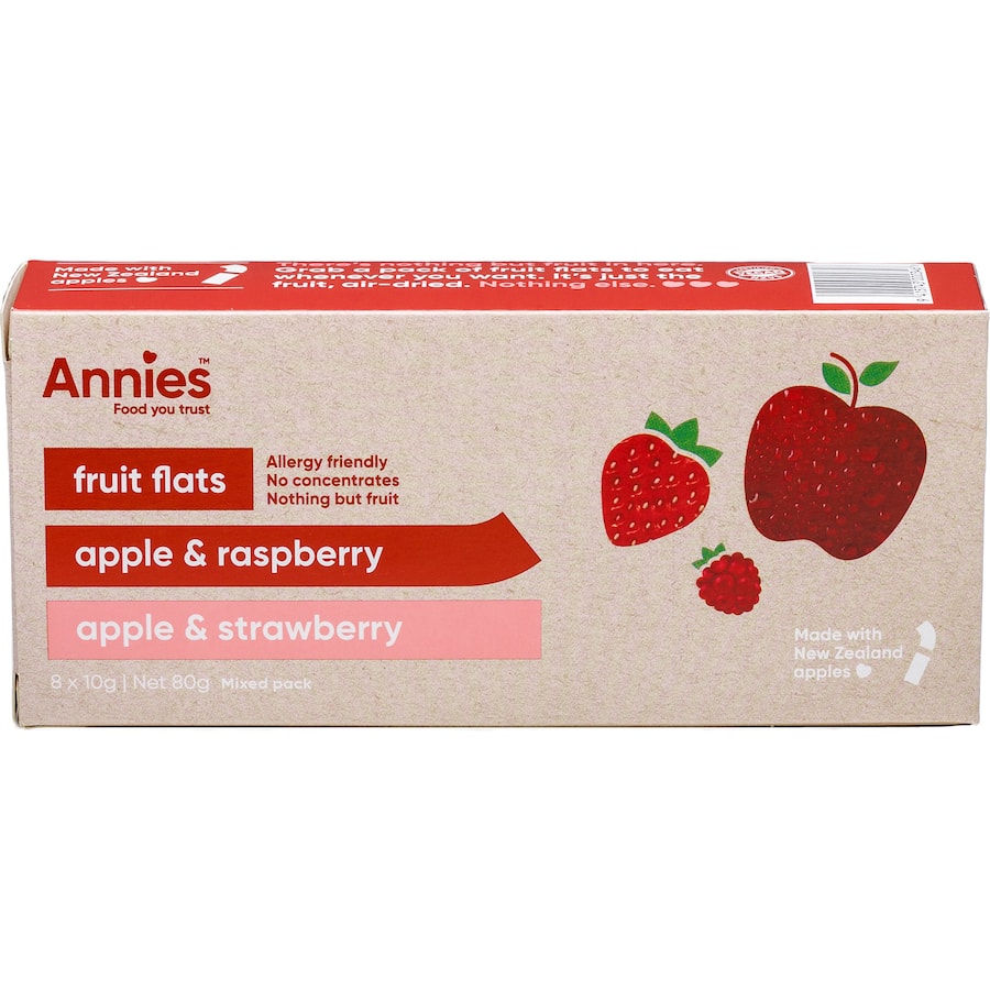 Annies Fruit Flats Berry Fruits 80g, all-natural fruit snacks packed with real berries, vitamins, and no added sugars.