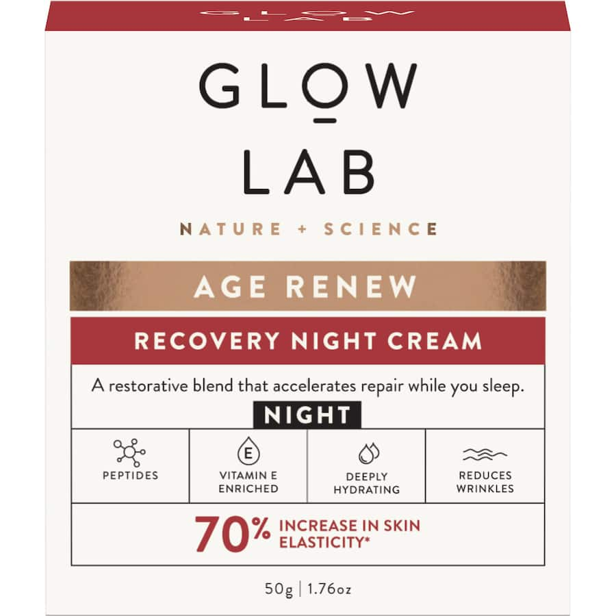 Nourishing night cream with anti-aging ingredients for youthful, supple skin and improved elasticity while you sleep.