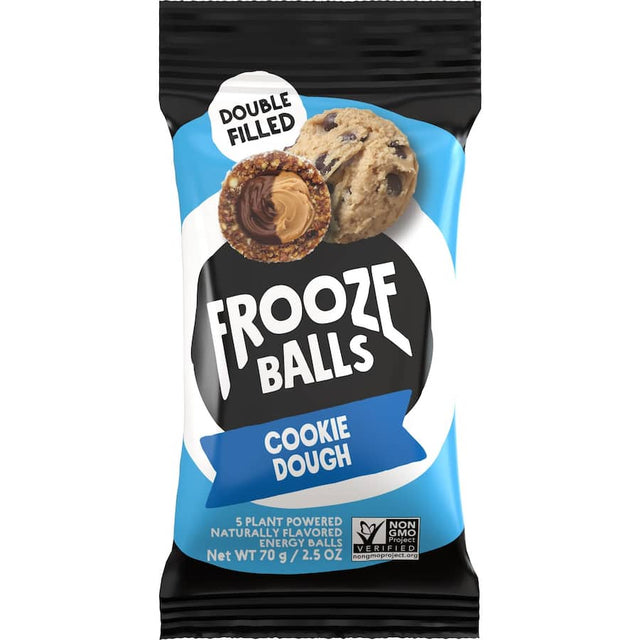 Delicious cookie dough snack balls coated in coconut, packed with real fruit and nuts for guilt-free indulgence.