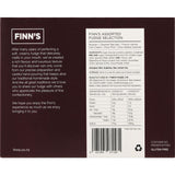 Assorted gourmet chocolates from Finns, featuring truffles, pralines, and dark chocolate in elegant packaging.