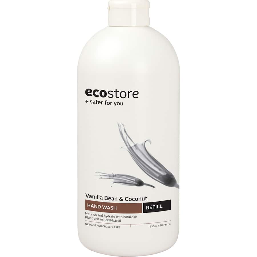 Ecostore Hand Wash Vanilla Coconut Refill 850mL