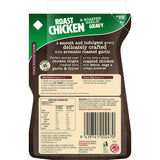 Bisto Gravy Roast Chicken & Roasted Garlic pouch, featuring smooth, no-MSG gravy perfect for enhancing roast chicken dishes.