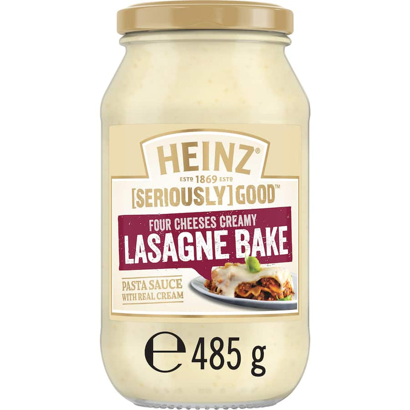 Heinz [Seriously] Good Pasta Sauce Four Cheeses Lasagne Bake