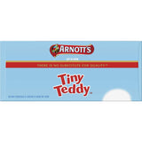 Half chocolate-coated teddy-shaped biscuits from Arnotts, perfect for snacks and sharing. Enjoy delightful crunch and rich flavor!