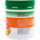 Capsules of Healtheries Vitamin C with Echinacea for immune support and overall health maintenance.