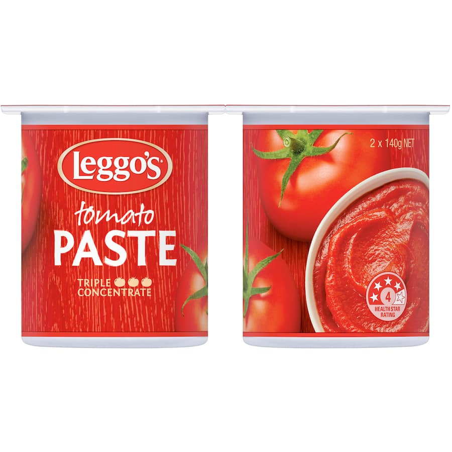 Leggo's Tomato Paste offers rich, concentrated tomato flavor without preservatives, perfect for enhancing various dishes.