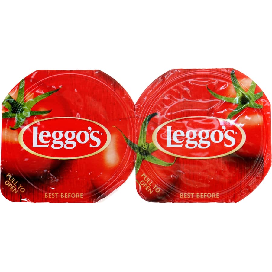 Leggo's Tomato Paste in a jar, showcasing rich, triple-concentrated tomato flavor without preservatives or artificial additives.