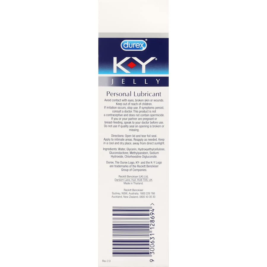 Clear, water-based personal lubricant gel designed to relieve vaginal dryness and enhance intimacy.