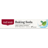 Red Seal Baking Soda Toothpaste: Natural minty formula for cleaner, whiter teeth, free from fluoride and artificial additives.
