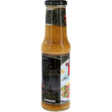 Bottle of Exotic Food Asian Satay Sauce featuring a blend of peanuts, spices, and soy sauce for authentic Asian flavor.