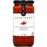 Providore Pasta Sauce Tomato & Red Chilli featuring vibrant tomatoes, mild red chilli, and parsley for a rich, balanced flavor.