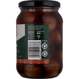 Delmaine Pickled Onions in a jar, featuring large, crunchy onions in a dark sweet and sour marinade, perfect for gourmet dishes.