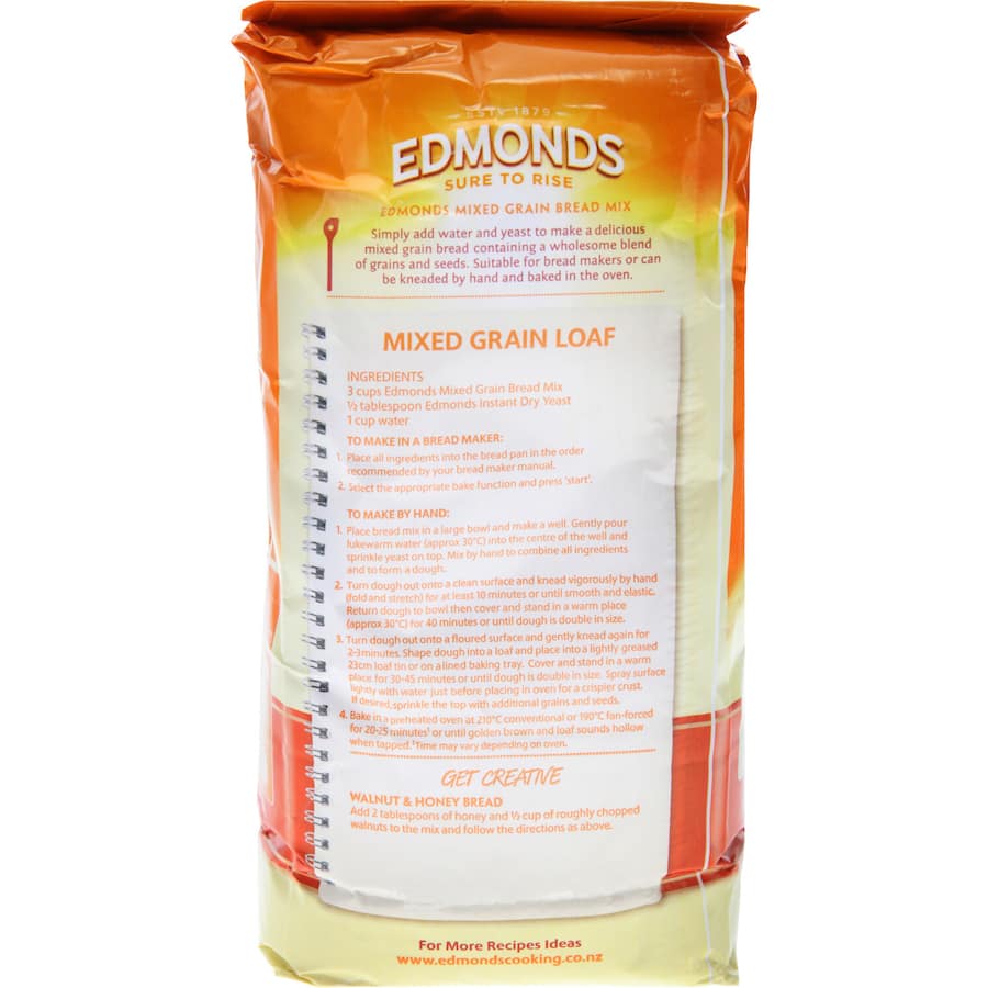 Edmonds Bread Mix Mixed Grain: a nutritious blend for baking hearty, flavorful whole grain loaves at home.