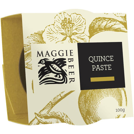 Gourmet quince fruit paste from Maggie Beer, perfect for enhancing cheese boards and culinary creations.