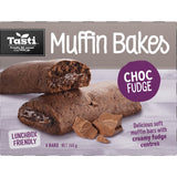 Soft chocolate muffin bars with creamy fudge filling, perfect for guilt-free snacking and dessert cravings.