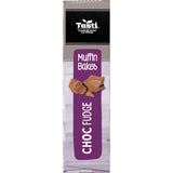 Tasti Muffin Bakes Cake Bars Choc Fudge: Soft chocolate muffin bars with a creamy fudge filling, perfect for any occasion.