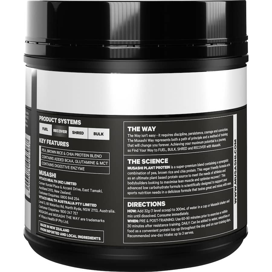 Musashi Plant Protein Shake Chocolate