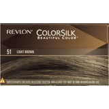 Revlon Hair Colour 51 Light Brown offers vibrant, multi-dimensional color with nourishing keratin for silky, healthy hair.