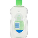Johnson's Baby Oil Aloe Vera: Nourishing oil with Aloe Vera and Vitamin E for soft, smooth baby skin, ideal for gentle massage.