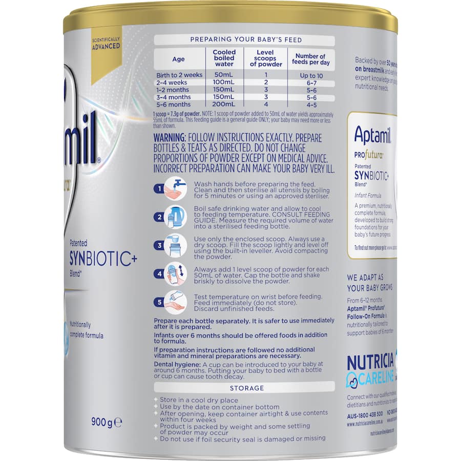 Aptamil Starter From Birth Profutura 1 Premium 900g
