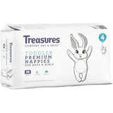 Treasures Dry & Snug Nappies Toddler 10-15kg Bulk pack 36pack