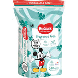 Huggies Thick Baby Wipes Fragrance Free Refill 240pack