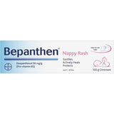 Bepanthen Nappy Rash Ointment soothingly protects and hydrates delicate baby skin, preventing and treating nappy rash effectively.