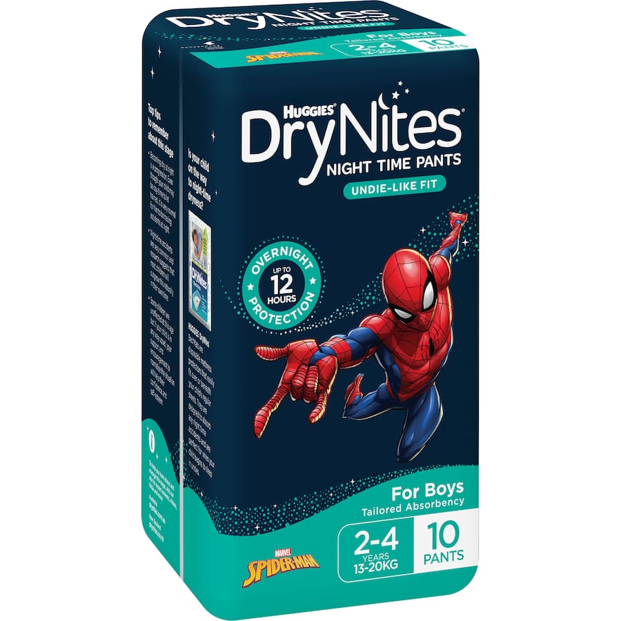 Huggies Drynites Boy 2-4 Years 10pack