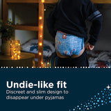 Huggies Drynites Boys 4-7 Years with ThinTech technology, providing discreet, comfortable nighttime protection for bedwetting.