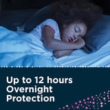 Huggies Drynites for girls ages 4-7, offering discreet fit, rapid absorbency, and 12-hour leak protection for worry-free nights.