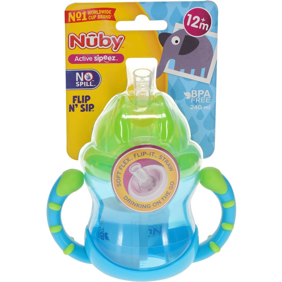 Nuby Baby Drinking Cup Flip & Sip Each 240mL