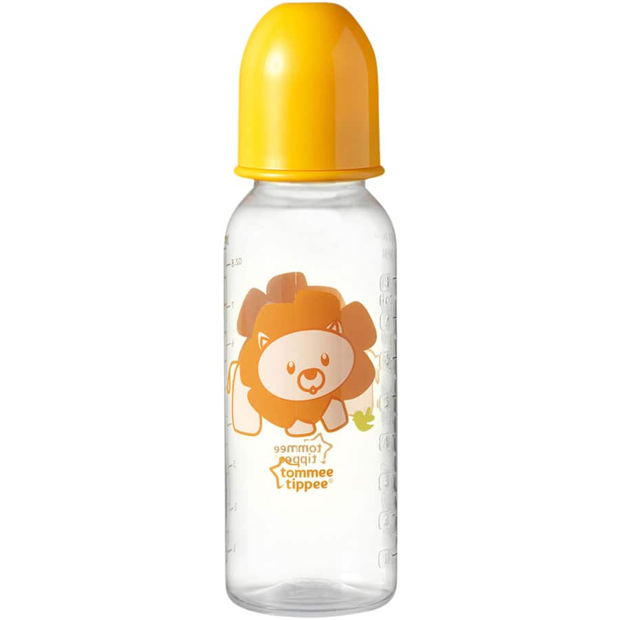Tommee Tippee Baby Bottle Promo: 3-pack bottles with soft silicone teats, 250ml capacity, BPA-free, unisex design.