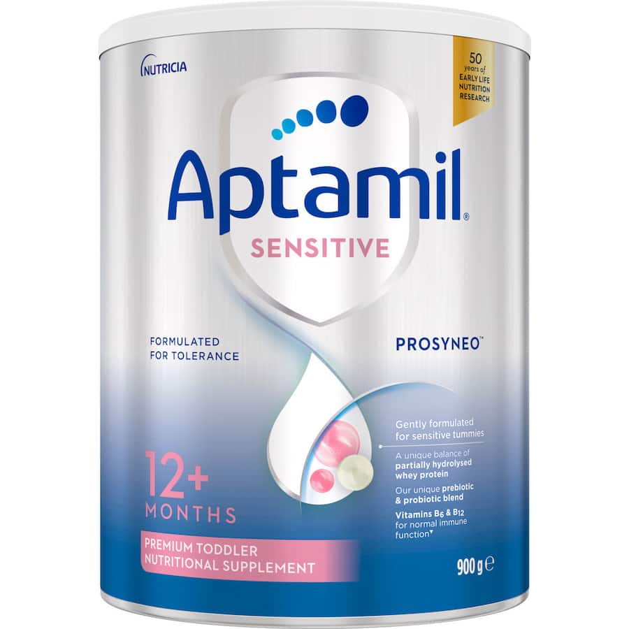 Aptamil Sensitive Toddler From 1 Year + Premium Formulated Tolerance 900g