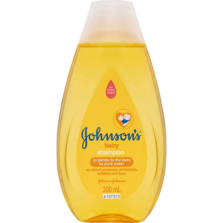 Johnson's Baby Shampoo Original: gentle, soap-free shampoo with No More Tears formula for soft, clean baby hair and scalp.