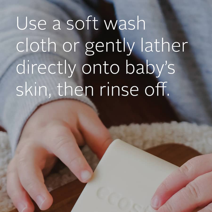 Ecostore Baby Soap Oat Milk: Gentle, vegan soap with New Zealand oat milk for delicate skin, fragrance-free and eco-friendly.